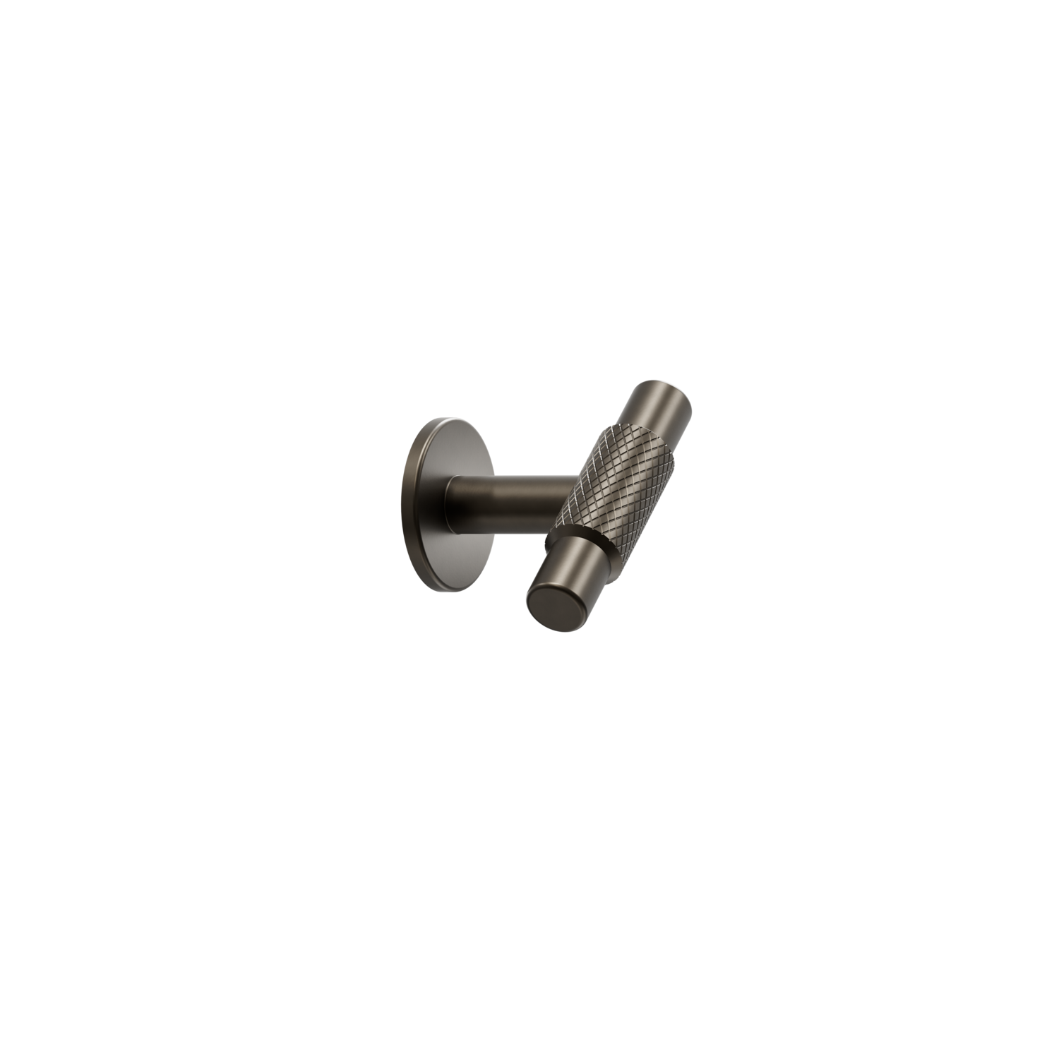 Knop MANOR T Ø30 H39 zamak mat bronze
